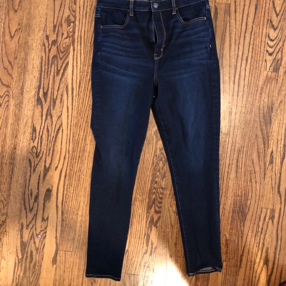 EUC American Eagle highest rise jeggings size 14